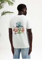 Cotton District Trio of Flowers T-shirt T-Shirts OFF WHITE