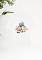Cotton District Trio of Flowers T-shirt T-Shirts OFF WHITE