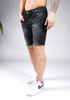 Cotton District UNLOCKED SHORTS  DARK GREY