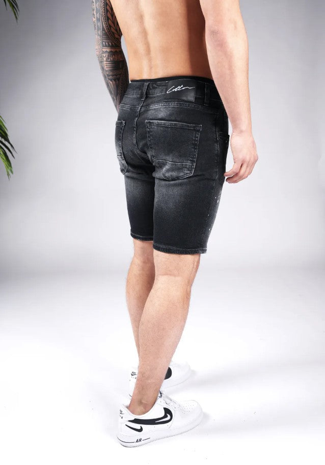 Cotton District UNLOCKED SHORTS  DARK GREY