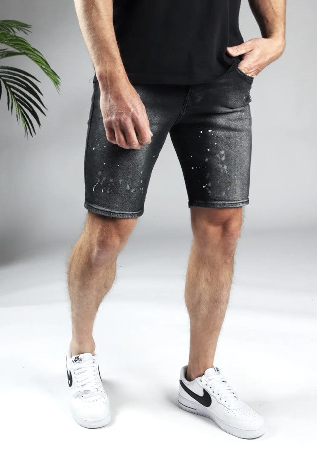 Cotton District UNLOCKED SHORTS  DARK GREY