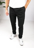 Cotton District WEEKEND CHINO Pants & Chino's BLACK