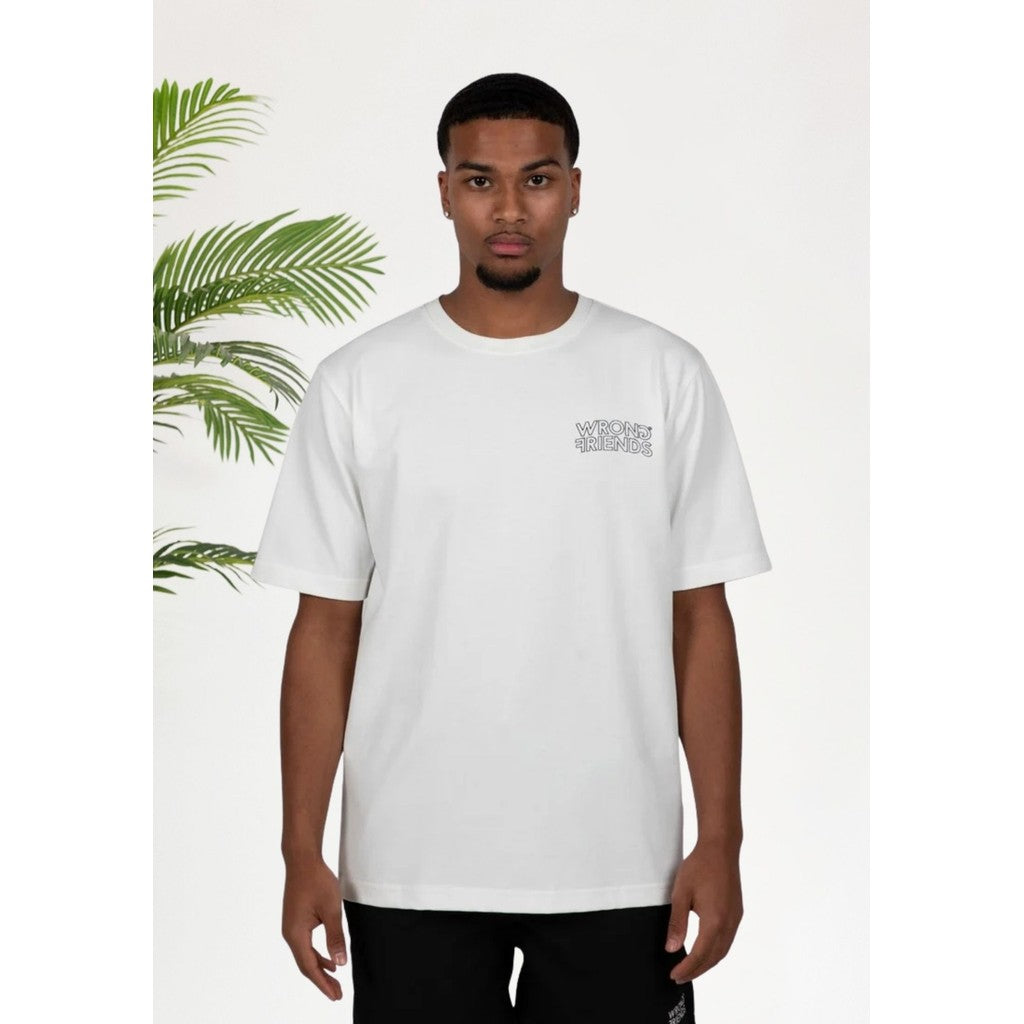 Cotton District WONG FRIENDS NOME T-SHIRT T-Shirts COCONUT WHITE