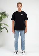 Cotton District WRONG FRIENDS GILROY T-SHIRT T-Shirts BLACK