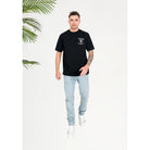 Cotton District WRONG FRIENDS TULSA T-SHIRT T-Shirts BLACK