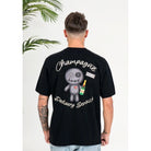 Cotton District WRONG FRIENDS TULSA T-SHIRT T-Shirts BLACK