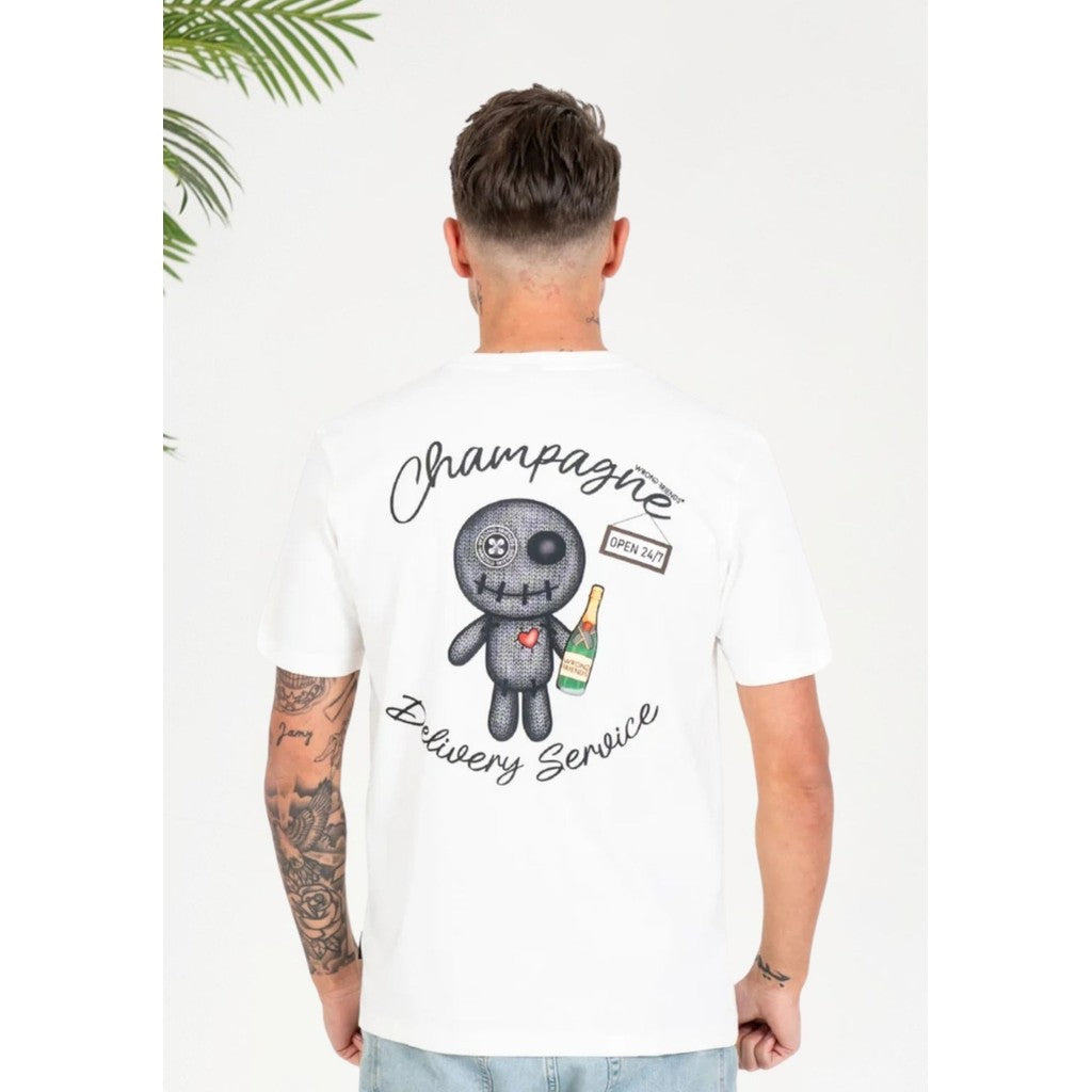 Cotton District WRONG FRIENDS TULSA T-SHIRT T-Shirts COCONUT WHITE